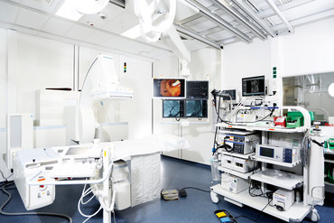 Blick in den Endoskopie-Übungsraum.